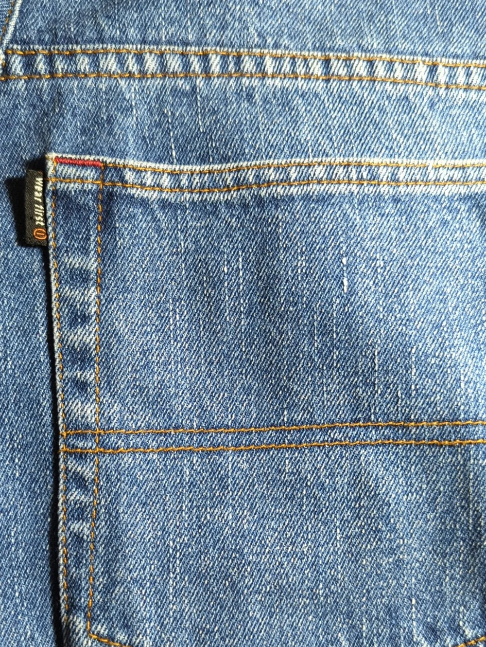 Vtg  Y2K WearFirst Wide Leg Blue Denim Carpenter Denim Jeans W30 L30